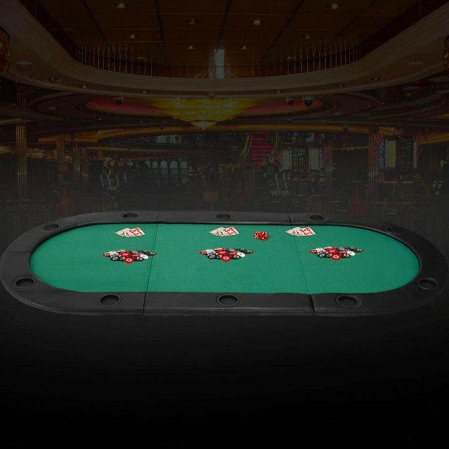 Masterfold Poker Tabletop - Oval, 6x3ft - Thai Aces