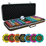 Gold Rush Poker Chipset Without Denomination - GR, 300/500 Pcs, Clay, 40mm, 14g - Thai Aces