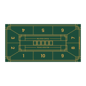 Gripper Series Poker Table Mat - Rectangle, 6x3ft - Thai Aces