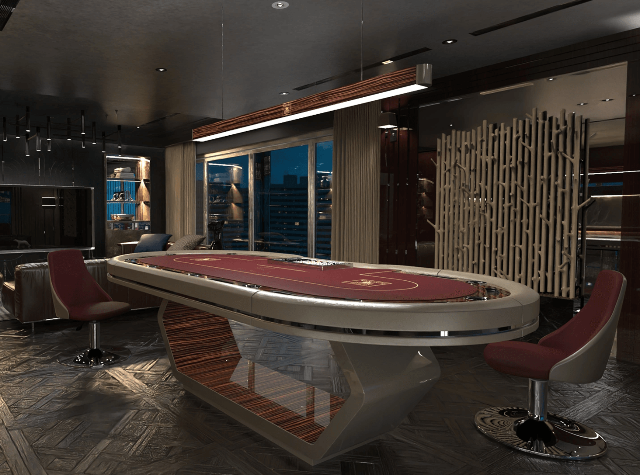Italian Jade Poker Table - Thai Aces