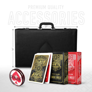 Emperial Poker Chipset - TN, 500/800/1000 Pcs, 30/50/80 Plaques, Clay, 45mm, 18g - Thai Aces