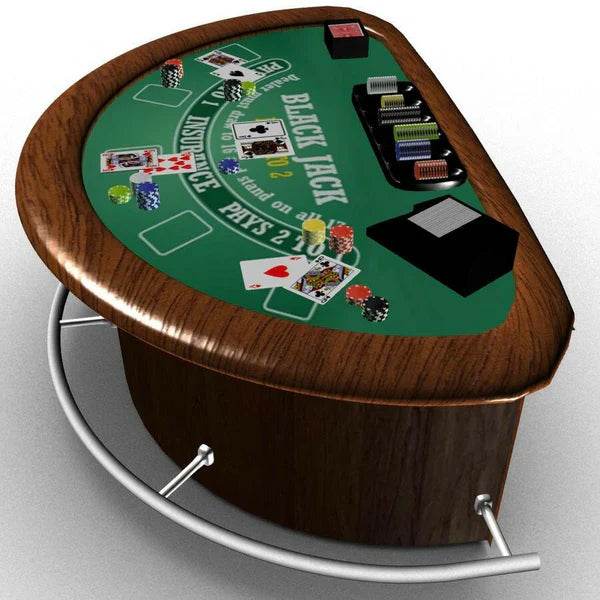 Leo Printed Blackjack Table - Thai Aces