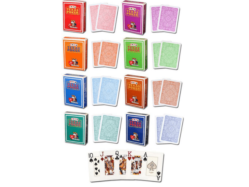 Modiano Texas Playing Cards - Pack of 10, Multi Colors - Thai Aces