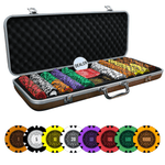 Nashville Series Poker Chipset - GR, 300/500 Pcs, Clay, 40mm, 14g - Thai Aces