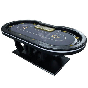Swirl Rings Poker Table - Thai Aces