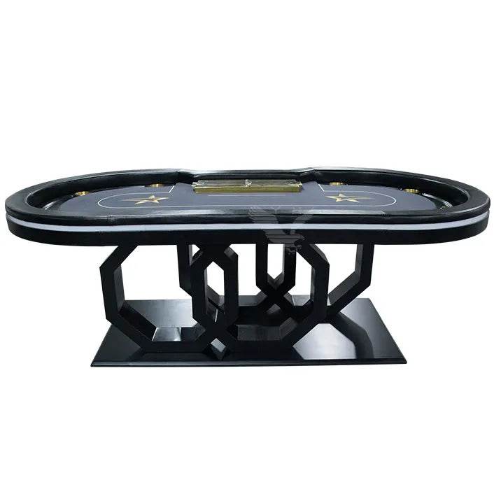Swirl Rings Poker Table - Thai Aces