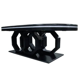 Swirl Rings Poker Table - Thai Aces