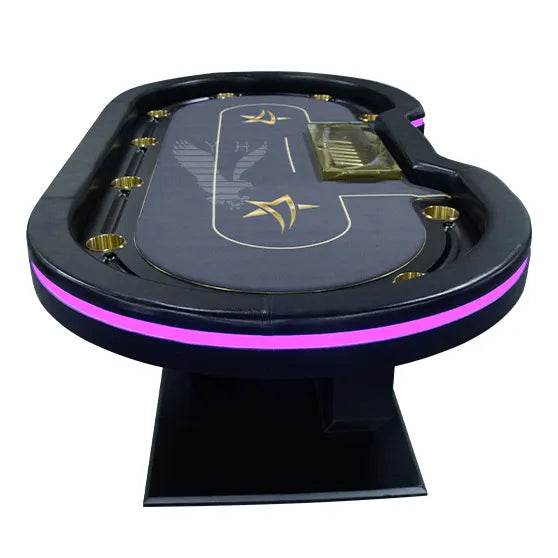 Swirl Rings Poker Table - Thai Aces
