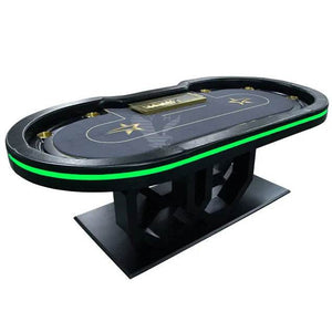 Swirl Rings Poker Table - Thai Aces